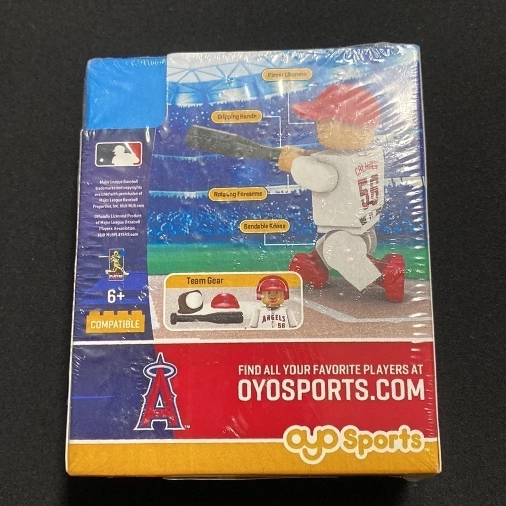 MLB baseball Angels of Anaheim player mini Lego action figure lego people by oyo
